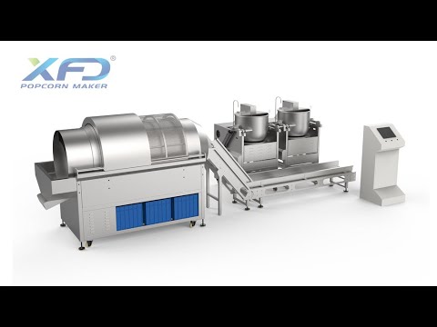 Oil Popcorn Production Line DC550 High Cost-effective Popcorn line for Small Popcorn Factory