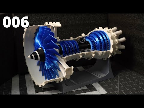 Jet Engine Model 3D Printing Kit - 006 - Bambu Labs | Full Assembly Video
