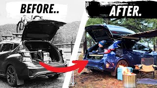 Car Camping for Beginners: How I Transform a Subaru into a Cozy Camper