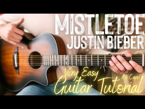 Mistletoe Justin Bieber Guitar Tutorial // Mistletoe Guitar // Guitar Lesson #969