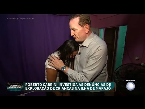 Roberto Cabrini investiga as denúncias de exploração de crianças na Ilha de Marajó