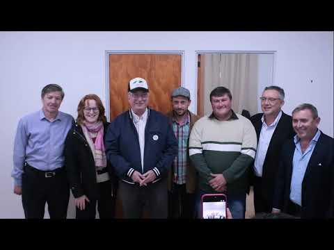 Inauguración del nuevo edificio municipal de Colonia Alberdi