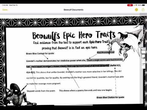 Beowulf Epic Hero Traits