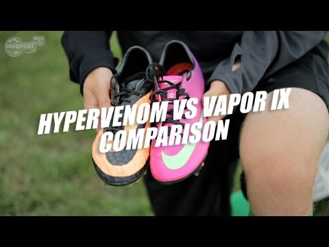 Nike Hypervenom Phantom vs Mercurial Vapor IX comparison