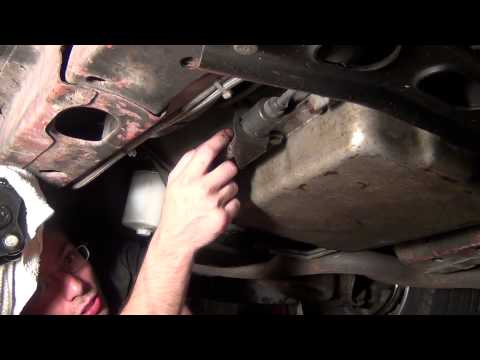 B&M mega shifter, removing stock cable.