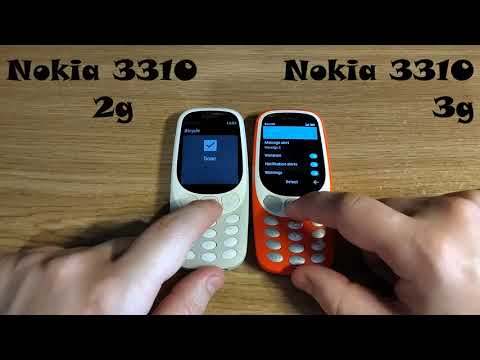 Nokia 3310 2g vs Nokia 3310 3g. Ringtones. Difference sounds.