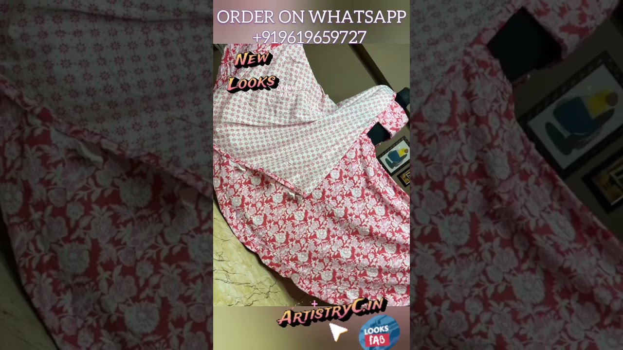 Pooja Ready? Get Akshara Style Cotton Lehenga Cholis @Rs1100! #latestlehenga2025 Whatsapp +919619659727