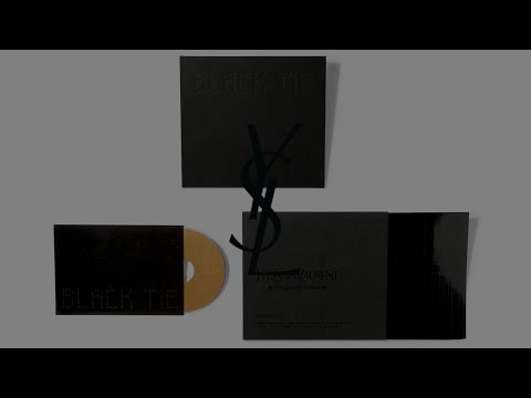 Yves Saint Laurent Rive Gauche Homme Fall / Winter 2000 | 2001 "BLACK TIE" by Hedi Slimane - Invite