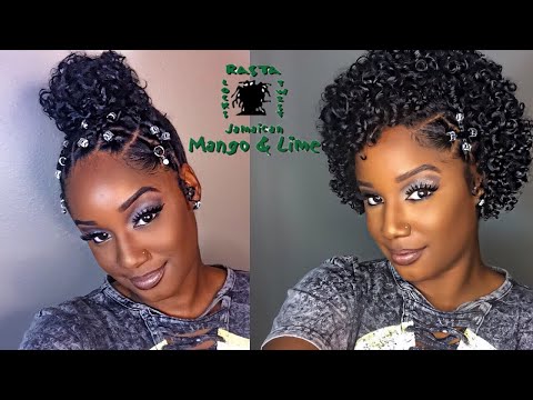 Pintrest Rainbow Rubber Band Braidless Crochet Half Up 