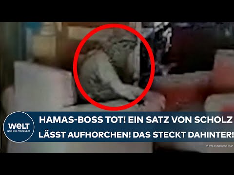 Video Thumbnail: JAHJA SINWAR: Hamas-Führer tot! Ein Satz von Scholz lässt aufhorchen! Das steckt wirklich dahinter!