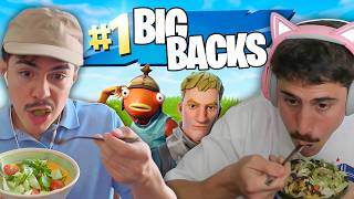 Eating Salad Until We Beat Fortnite (HATE YALL)
