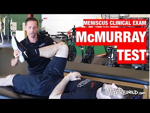 McMurray Special Test for Meniscus Tear - Knee Clinical Examination
