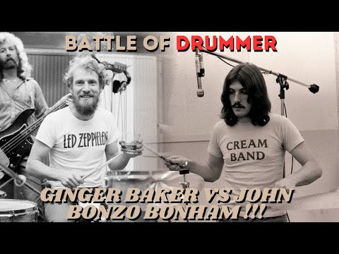 Ginger Baker VS John Bonham, Dark Times, Chaos And Their Respective Skills !!!