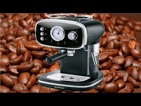 Silvercrest Espresso Machine SEMS 1100 A1 Unboxing Testing