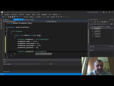 OOP C# - Esercizio lez 3 bis. Creazione di 3 classi con attributi pubblici, privati e property