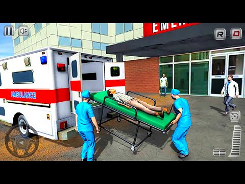 Flying City Ambulance Simulator 2020 - Drive To A Rescue Mission Duty - Android Gameplay