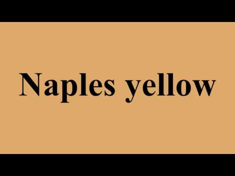Naples yellow