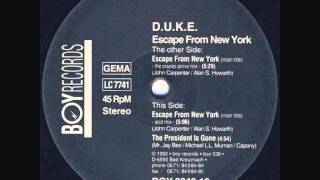 D.U.K.E. - ESCAPE FROM NEW YORK (ACID MIX) 1992