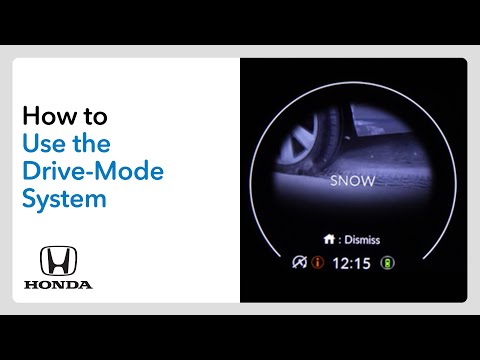 How to Use the Drive-Mode System
