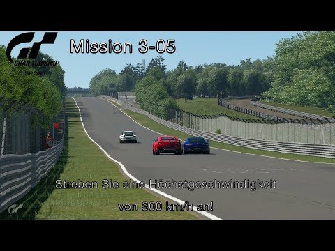 Gran Turismo Sport - Mission 3-5 - Streben Sie eine Höchstgeschwindigkeit von 300km/h an!
