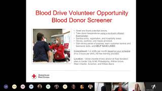 Red Cross Information Session: Blood Services Volunteer Opportunities