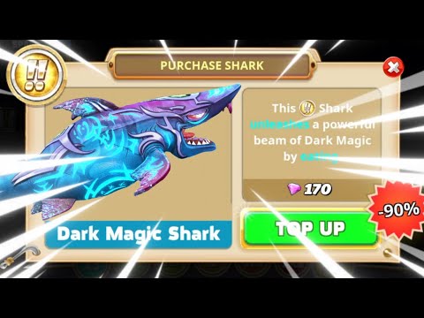 GET DARK MAGIC SHARK WITH 90% OFF (JAWSOME DISCOUNT) - Hungry Shark World