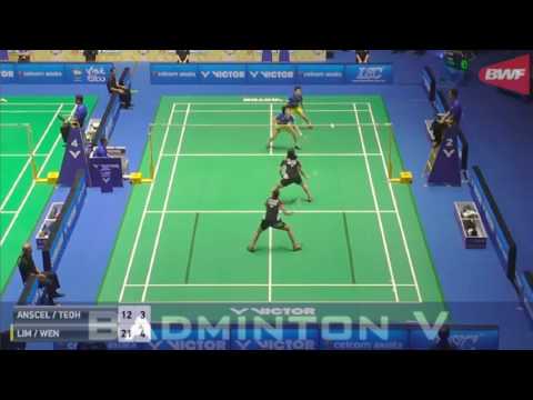 Badminton 2017 MalaysiaMaster   LIM Yin Loo YAP Cheng Wen vs ANSCELLY Amelia Alicia TEOH Mei Xing