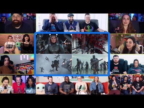 Youtubers React To The Mandalorians Arriving At Mandalore | The Mandalorian S3 Ep 7 Reaction Mashup