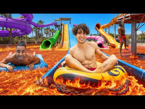 DER BODEN IST LAVA im WASSERPARK! 🔥 (ft. Rick, Tom)