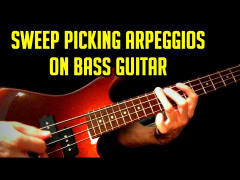 Sweep Picking Arpeggios on Bass Guitar