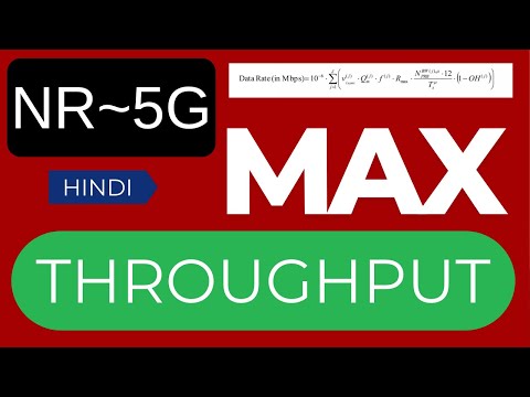 5G NR Throughput Calculation: Formula & Max Speed Explained