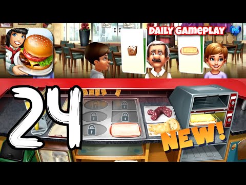 Cooking Fever - Gameplay Walkthrough Part 24: Pizza Restaurant!       (iOS,Android) [HD]