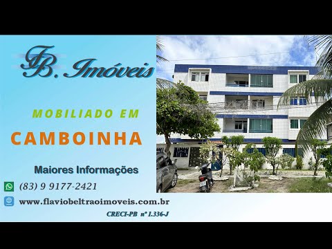 Apartamento 02 Quartos, Mobiliado em Camboinha - Cabedelo-PB
