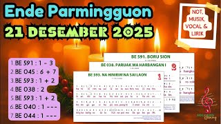 Download lagu Ende Parmingguon | 21 DESEMBER 2025 | HKBP | ADVENT IV | Musik, Not, Vocal, dan Lirik mp3