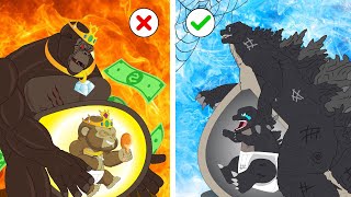 Download lagu Rich Pregnant vs Broke Pregnant - POOR BABY GODZILLA LIFE | So Sad Story But Happy Ending Animation mp3