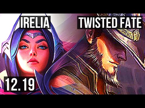 IRELIA vs TF (MID) | 12/1/5, 72% winrate, Godlike | KR Grandmaster | 12.19