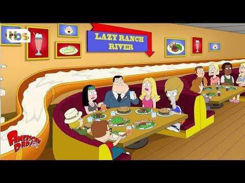アメリカのパパ。怠惰な牧場の川【CLIP】｜TBS (American Dad: Lazy Ranch River [CLIP] | TBS)