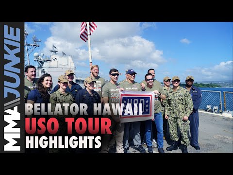 Bellator MMA entertains troops on USO Tour in Hawaii
