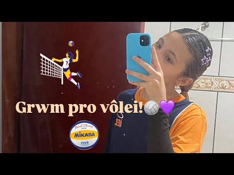 Arrume-se comigo pro vôlei!!🏐💜