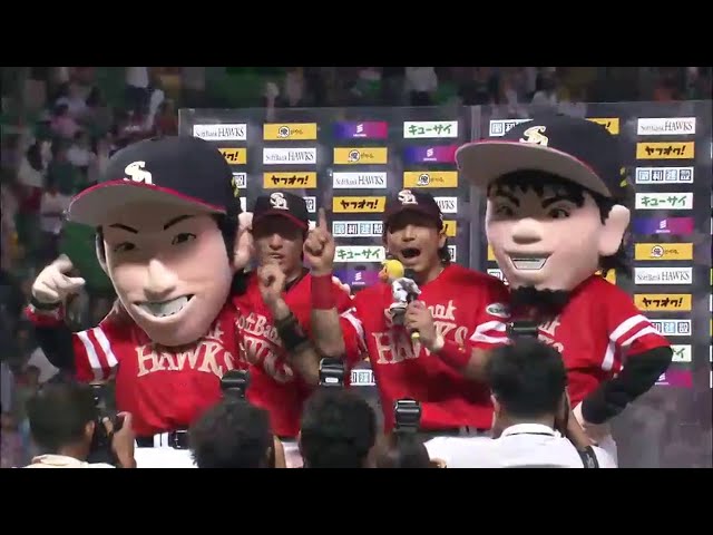 ホークス本多選手・松田選手ヒーローインタビュー 2014/7/2 H-M