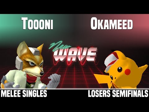 New Wave - Toooni (Fox) vs Okameed (Pikachu) - MELEE SINGLES - LOSERS SEMIFINALS