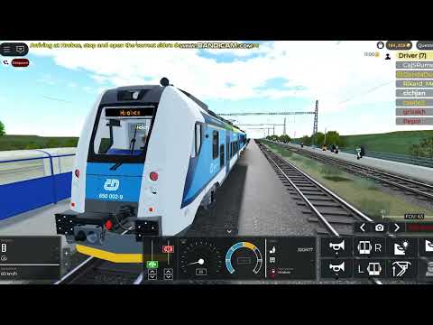 RegioPanter 650 002-9 na osobním vlaku z Lovosic do Hrobce