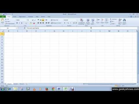 Microsoft Office Excel 2010 Hide or Unhide Row Column and Sheet