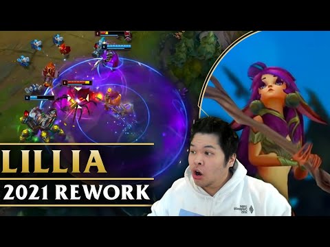 LILLIA REWORK 2021 Spotlight | Gameplay Guide - League of Legends