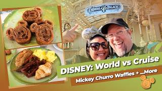 Magic Kingdom vs. Disney Cruise Line: Comparing the Iconic Mickey Churro Waffle
