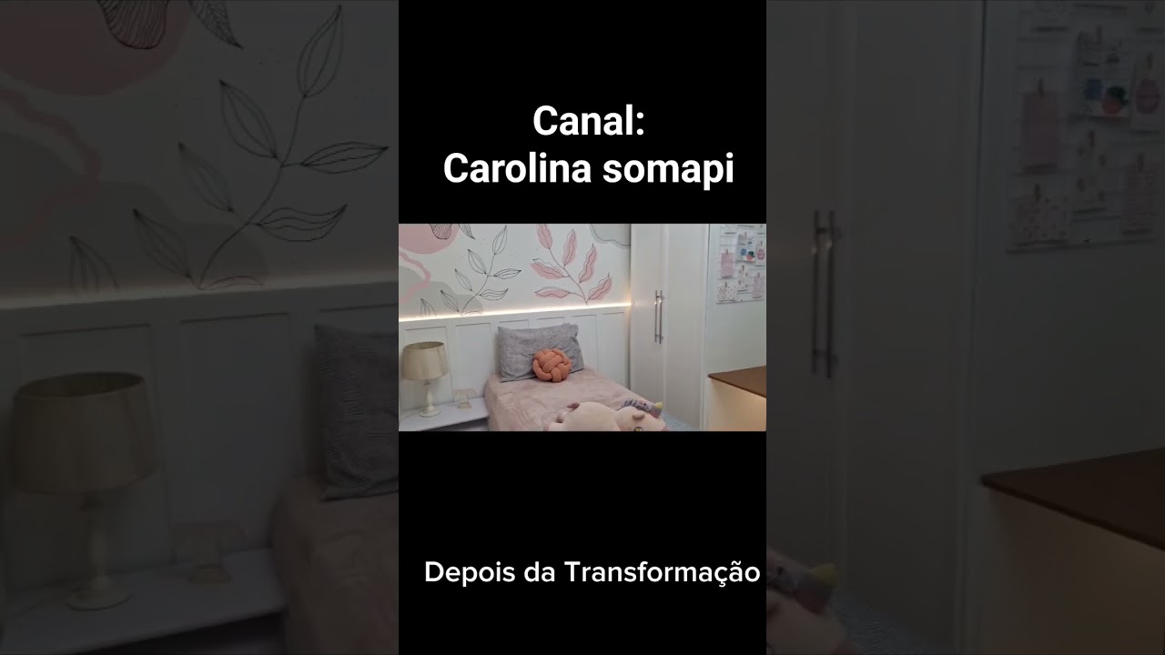 Venham vê o antes e depois dessa linda transformação do quarto de menina #diy #transformation