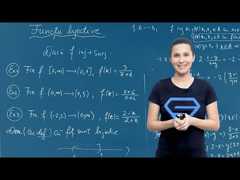 Funcții bijective: injectivitate + surjectivitate - Clasa a X-a
