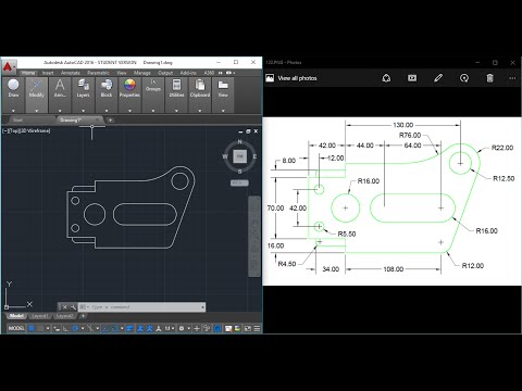 2D drawing using AutoCAD drawing 4
