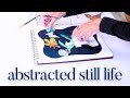 Making Abstract Collage Art - Still Life - Part 1