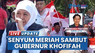 Penuh Senyum, Tukang Bentor dan Pedagang Sambut Hangat Gubernur Khofifah di Sampang